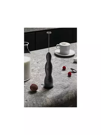 ALESSI |  Milchschäumer Pulcina Schwarz | 